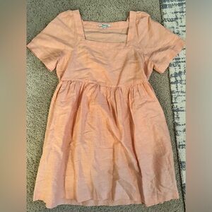 Madewell Peach Dress